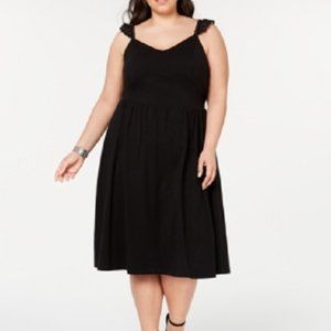 New City Studio Fit Flare Midi Dress